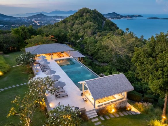 Luxury Koh Samui Property In Chaweng Noi Aerial