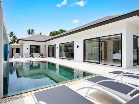 Modern Maenam Villa For Sale Exterior