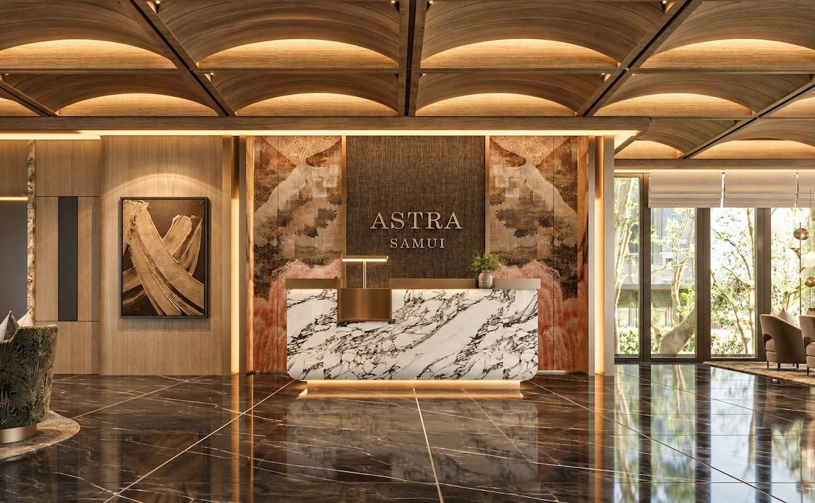 The Astra Samui Two Bedroom Apartments Reception